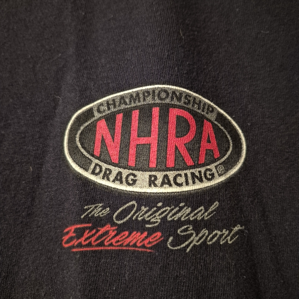 NHRA " The Original Extreme Sport" National Hot Rod Association Black T-Shirt - Picture 4 of 6